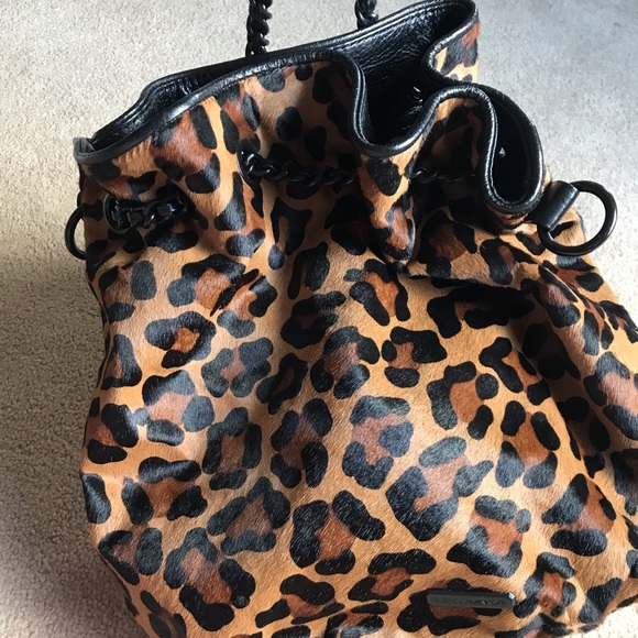 Rebecca Minkoff Handbags - Rebecca Minkoff Leopard Calf Hair bucket bag